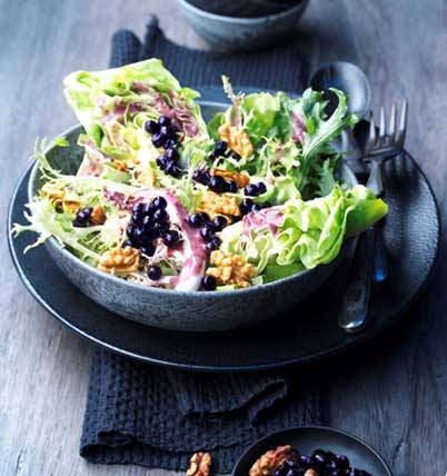 Salade aux bleuets sauvages et aux noix Picture
