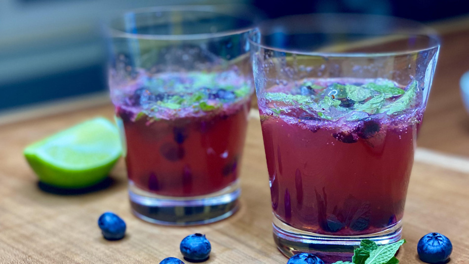 Mojito aux bleuets sauvages Picture