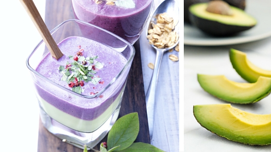 Avocado Wild Blueberry Smoothie Picture