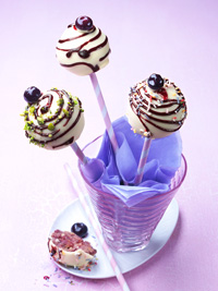 Wild Blueberry Cake Pops Picture