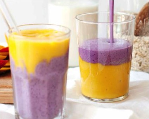Wild Blueberry and Mango Lassi Picture