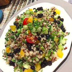 Kid-Friendly Quinoa Tabbouleh Salad with Wild Blueberries Picture