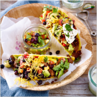 Fiery Tacos with Wild Blueberry Salsa Picture