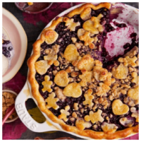 Wild Blueberry Pie Picture