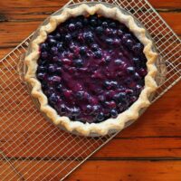 Nova Scotia Blueberry Pie Picture